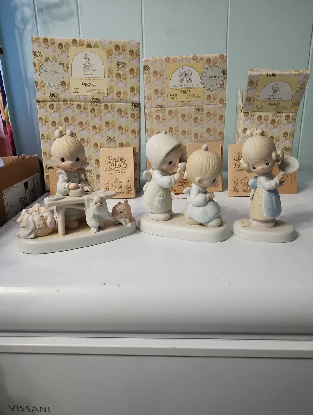 Vintage Precious Moments Figurines - #E 9265, & #E 2825 & # E 3118 Johnathan And